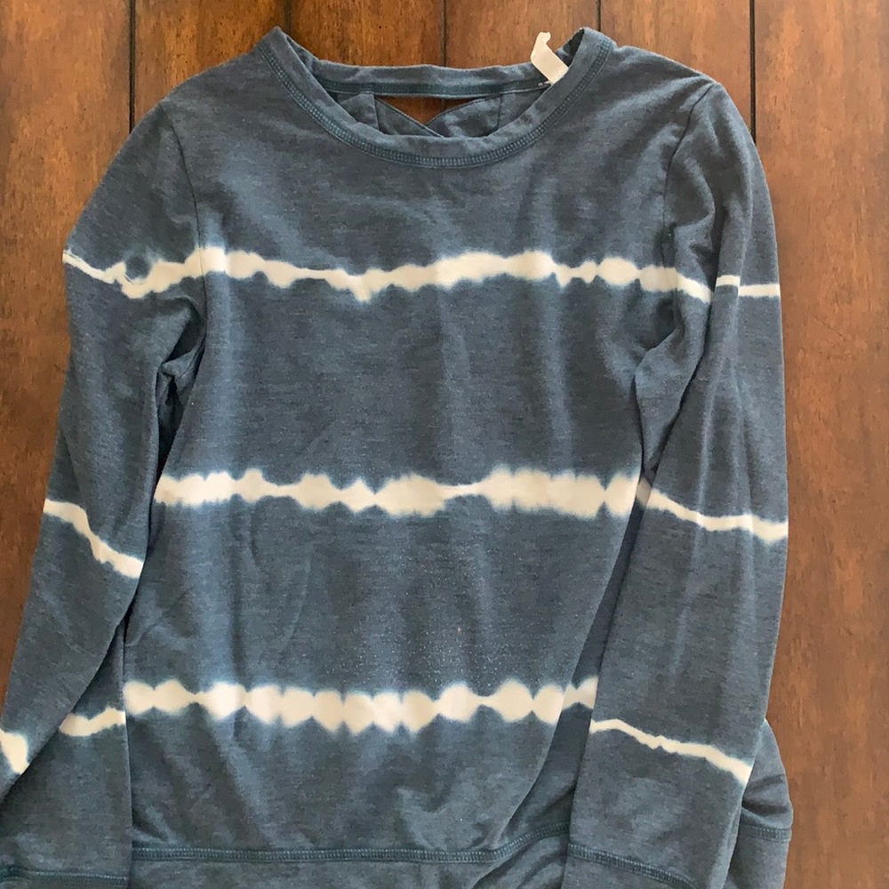 blue long sleeve